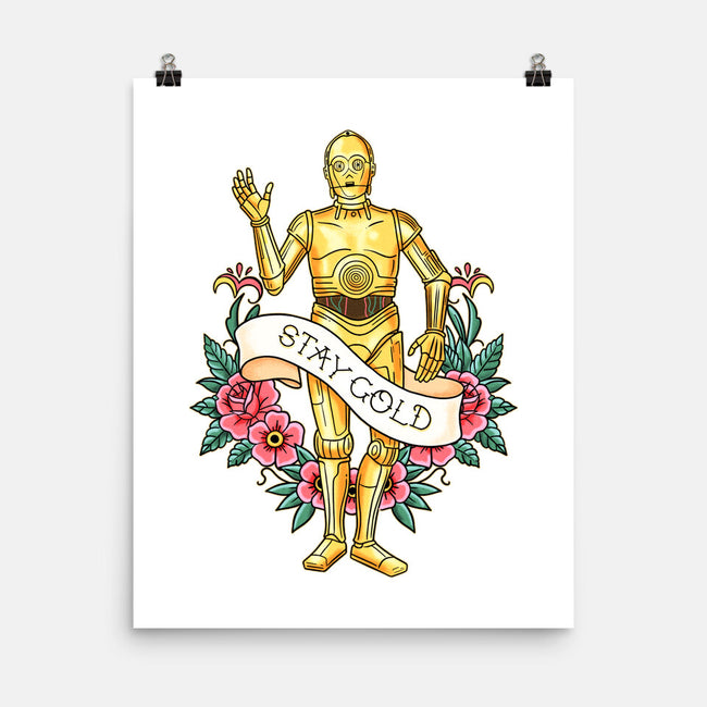 Stay Good Stay Gold-None-Matte-Poster-P1yu5h