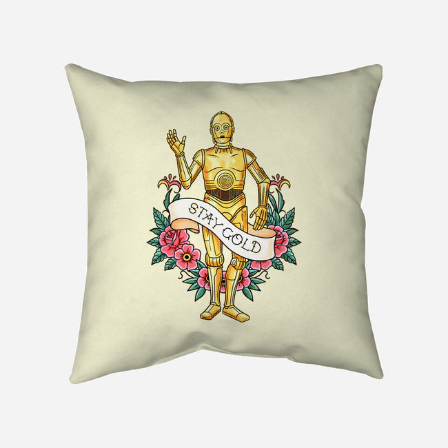 Stay Good Stay Gold-None-Removable Cover w Insert-Throw Pillow-P1yu5h