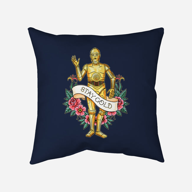 Stay Good Stay Gold-None-Removable Cover w Insert-Throw Pillow-P1yu5h