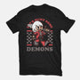 Game Mascot Devil Hunter-Mens-Basic-Tee-Studio Mootant