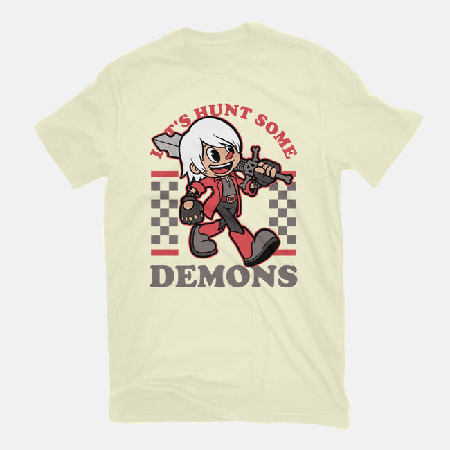 Game Mascot Devil Hunter-Mens-Basic-Tee-Studio Mootant