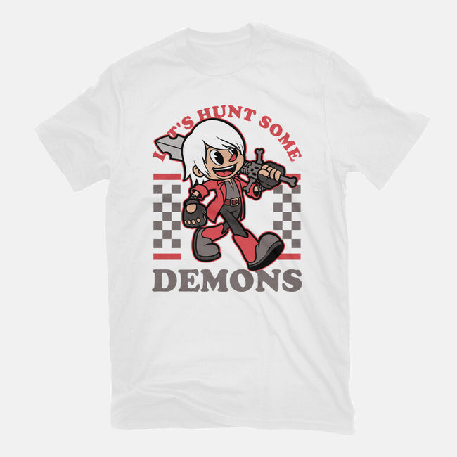 Game Mascot Devil Hunter-Mens-Basic-Tee-Studio Mootant