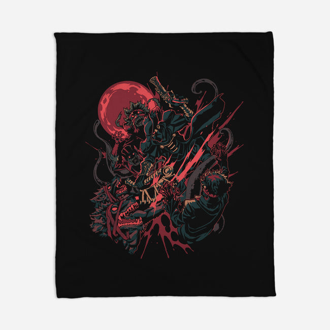 Night Hunt-None-Fleece-Blanket-Estudio Horta