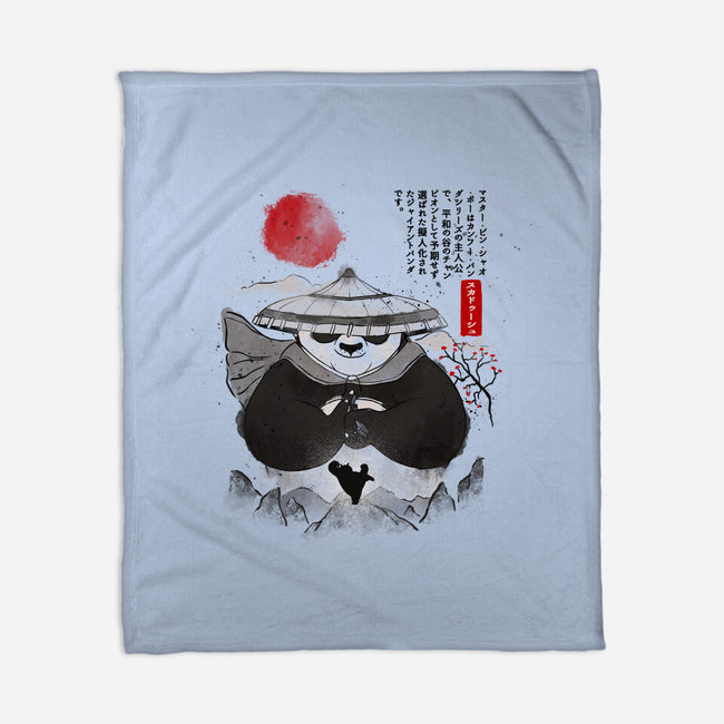 Po The Dragon Warrior-None-Fleece-Blanket-grevalra