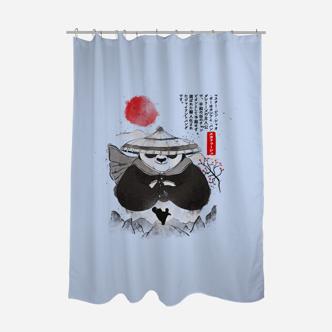 Po The Dragon Warrior-None-Polyester-Shower Curtain-grevalra