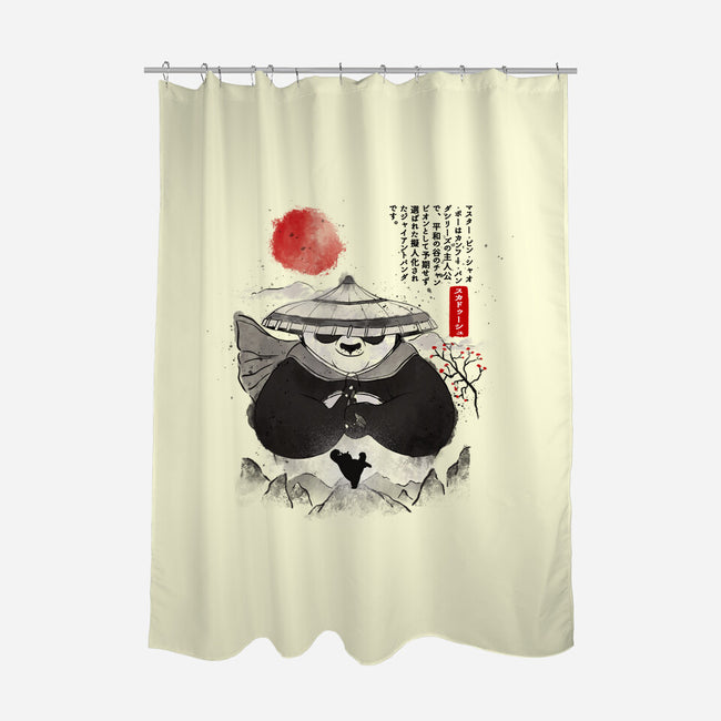 Po The Dragon Warrior-None-Polyester-Shower Curtain-grevalra