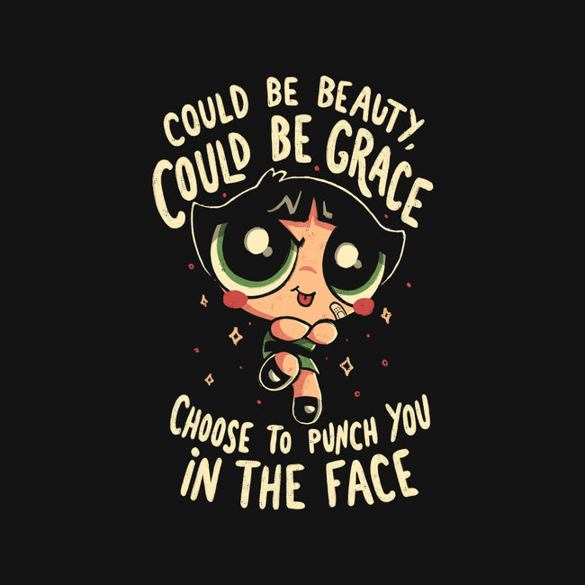 Choose To Punch You In The Face-None-Fleece-Blanket-Arigatees