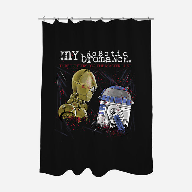 My Robotic Bromance-None-Polyester-Shower Curtain-zascanauta