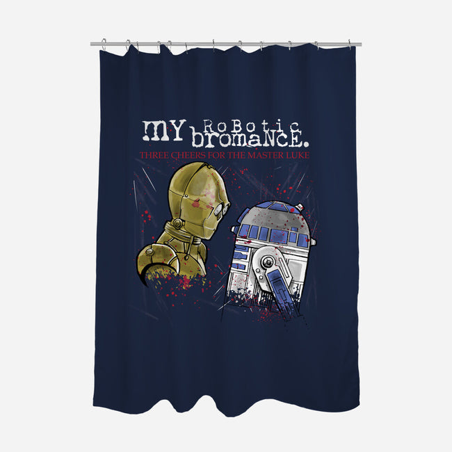My Robotic Bromance-None-Polyester-Shower Curtain-zascanauta