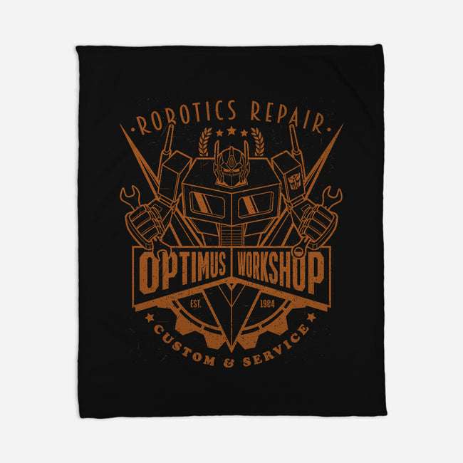 Optimus Workshop-None-Fleece-Blanket-Getsousa!