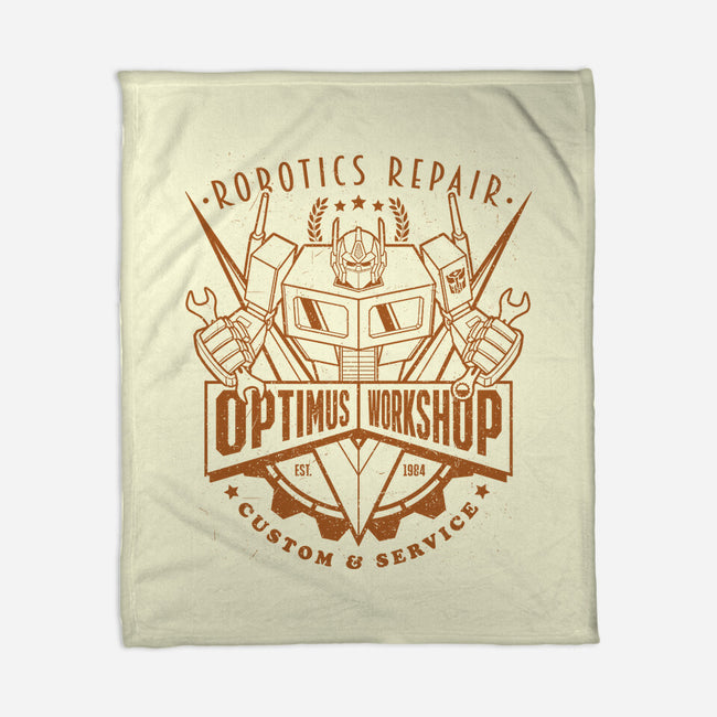 Optimus Workshop-None-Fleece-Blanket-Getsousa!