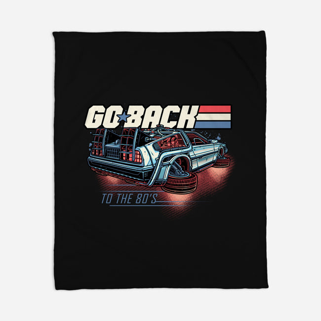 Go Back To The 80s-None-Fleece-Blanket-momma_gorilla