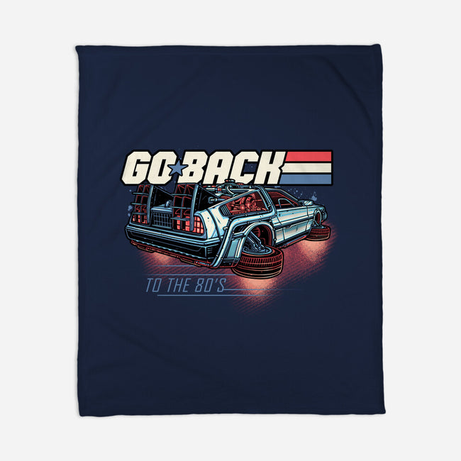 Go Back To The 80s-None-Fleece-Blanket-momma_gorilla