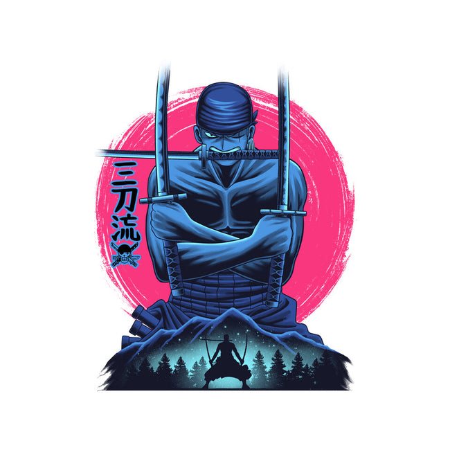 Three Swords Pirate-None-Fleece-Blanket-rmatix