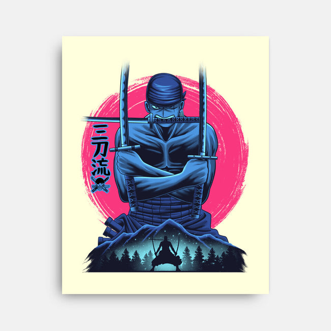 Three Swords Pirate-None-Stretched-Canvas-rmatix