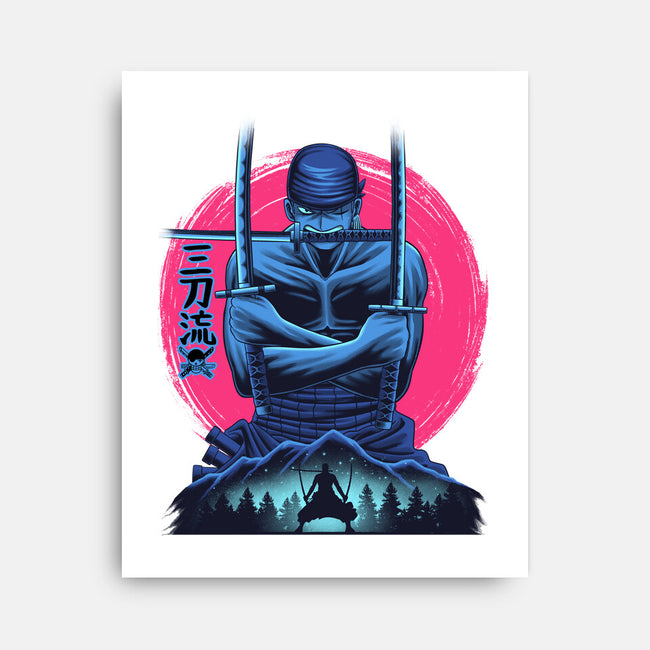 Three Swords Pirate-None-Stretched-Canvas-rmatix