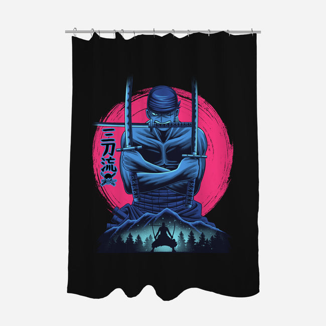 Three Swords Pirate-None-Polyester-Shower Curtain-rmatix