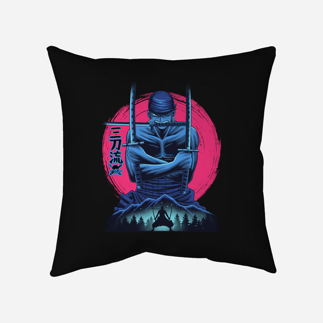 Three Swords Pirate-None-Removable Cover w Insert-Throw Pillow-rmatix