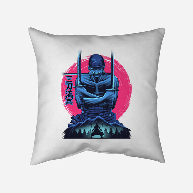 Three Swords Pirate-None-Removable Cover w Insert-Throw Pillow-rmatix