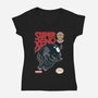 Super Xeno Alien-Womens-V-Neck-Tee-Arinesart