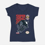 Super Xeno Alien-Womens-V-Neck-Tee-Arinesart