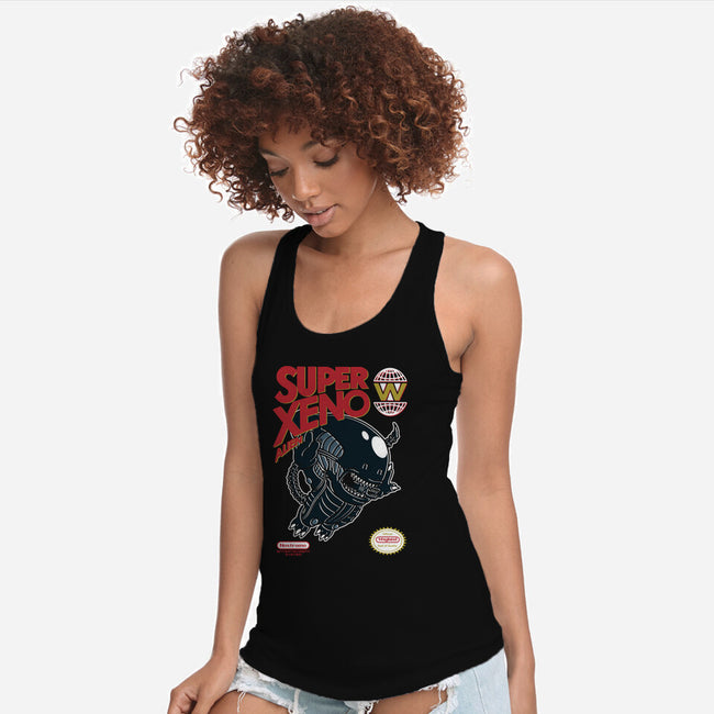 Super Xeno Alien-Womens-Racerback-Tank-Arinesart