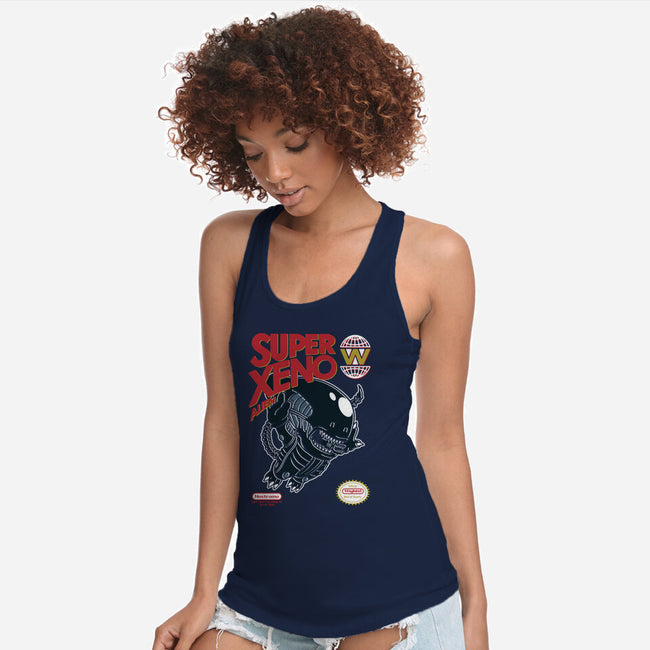 Super Xeno Alien-Womens-Racerback-Tank-Arinesart