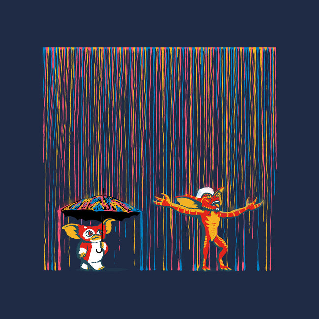 Colorful Rain-Womens-Basic-Tee-Raffiti