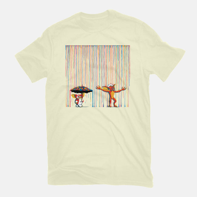 Colorful Rain-Mens-Basic-Tee-Raffiti