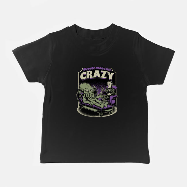 Lovecraft Cthulhu Therapy-Baby-Basic-Tee-Studio Mootant