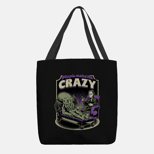 Lovecraft Cthulhu Therapy-None-Basic Tote-Bag-Studio Mootant