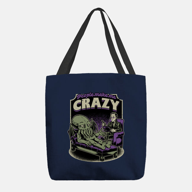 Lovecraft Cthulhu Therapy-None-Basic Tote-Bag-Studio Mootant
