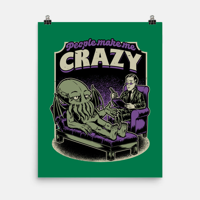Lovecraft Cthulhu Therapy-None-Matte-Poster-Studio Mootant