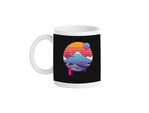 Retro Wave Fuji