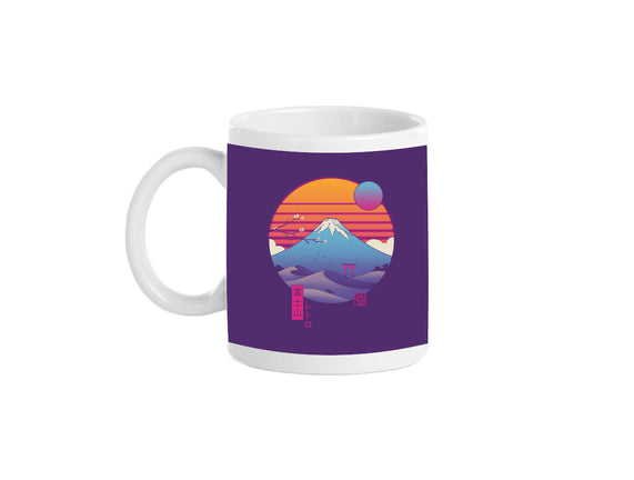 Retro Wave Fuji