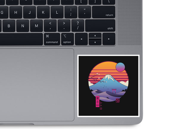 Retro Wave Fuji