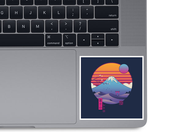 Retro Wave Fuji