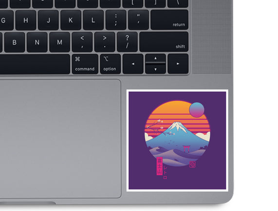 Retro Wave Fuji