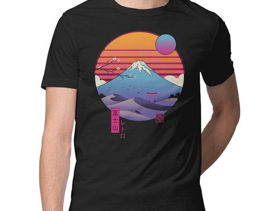 Retro Wave Fuji