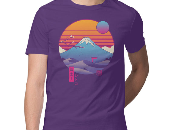 Retro Wave Fuji