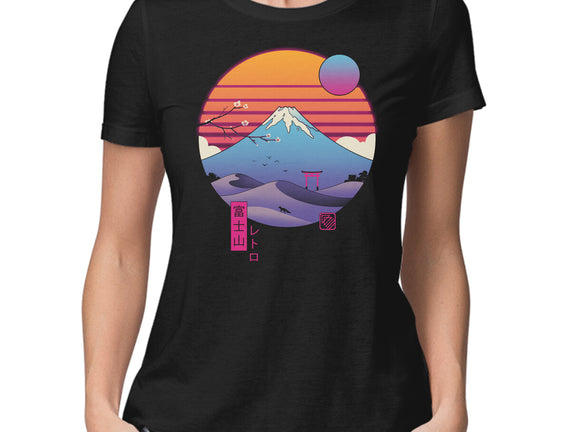 Retro Wave Fuji