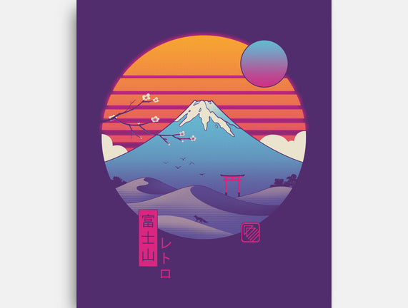 Retro Wave Fuji