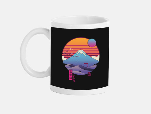 Retro Wave Fuji