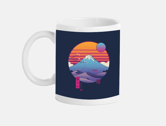 Retro Wave Fuji