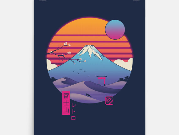 Retro Wave Fuji