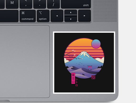 Retro Wave Fuji