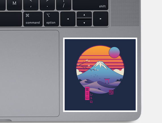 Retro Wave Fuji