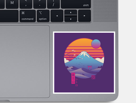 Retro Wave Fuji