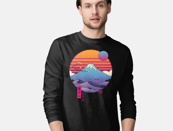 Retro Wave Fuji