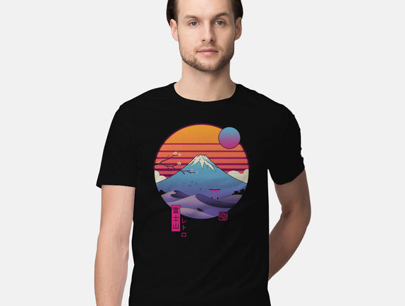 Retro Wave Fuji